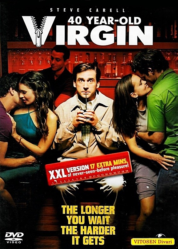 40 Year Old Virgin aka 40 v. ja neitsyt, ruotsalainen kansi